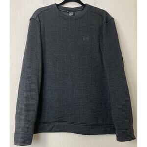 Under Armour Pullover Men’s XL Golf UA Storm Sweater Fleece Crew Reddish Gray